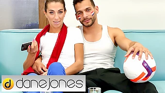 Dane Jones And Megane Lopez Engage In Intense Sexual Activity, Including Deepthroat And Creampie, In A Hardcore Video