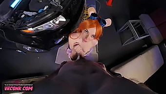 Experiência Sensual De Cosplay De Vr De Demi Hawks Como Gadget Hackwrench Com Ação Intensa De Oral E Cavalgada