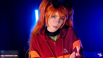 Η Ατημέλητη Στοματική Κρέμα Της Asuka Langley Με Τη Molly Red Wolf