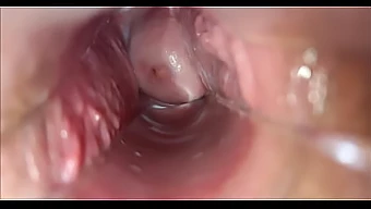 Intimate View Of A Woman Reaching Orgasm Through Her Vagina