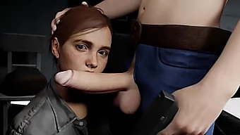 A experiência definitiva da Ellie: um vídeo pornô com temática de jogo com gozada facial, ação oral e anal