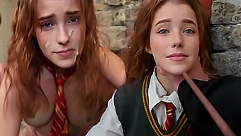 Vagina Alami Hermione Granger Dalam Perjalanan Cowgirl Pov