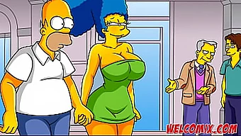 Sensual Simpson Hentai Con La Adulta De Mediana Edad Más Caliente