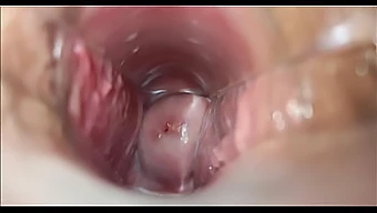 Close Up Of A Woman’s Vagina While She Is In The Act Of Climaxing.