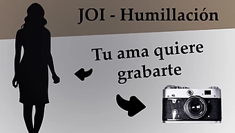 Instrucciones De Masturbación Española Con Anal, Cfnm Y Humillación. Prepárate Para La Cámara