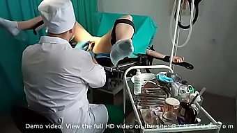 Bdsm Meets Medical Fetish: Girl Climaxes On Examination Table