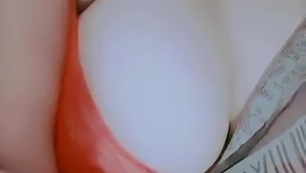 Close-Up Of Big Ass Teacher'S Self-Pleasure Session With Nipple Play